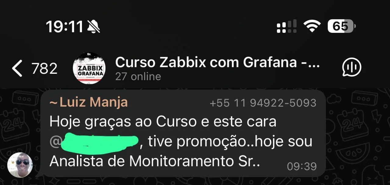 Depoimento real de aluno